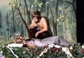 oberon enchants his queen