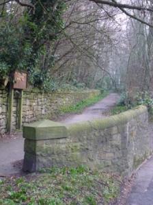 Footpath to St Mary's Church, Penwortham